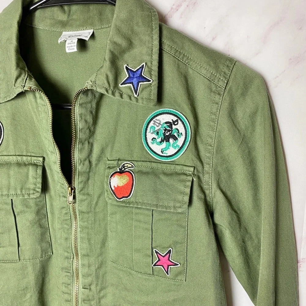 Disney Descendants D-signed utilitarian cargo kids girls size 12 olive green